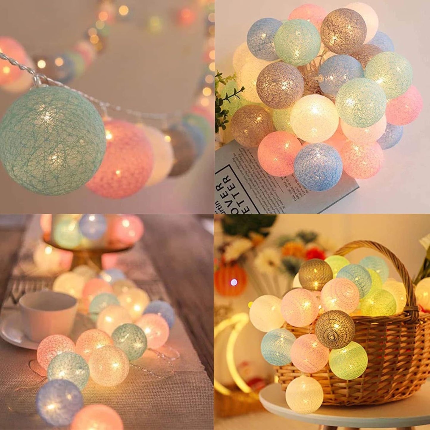 Guirlande Boules Lumineuses – 1,5 m