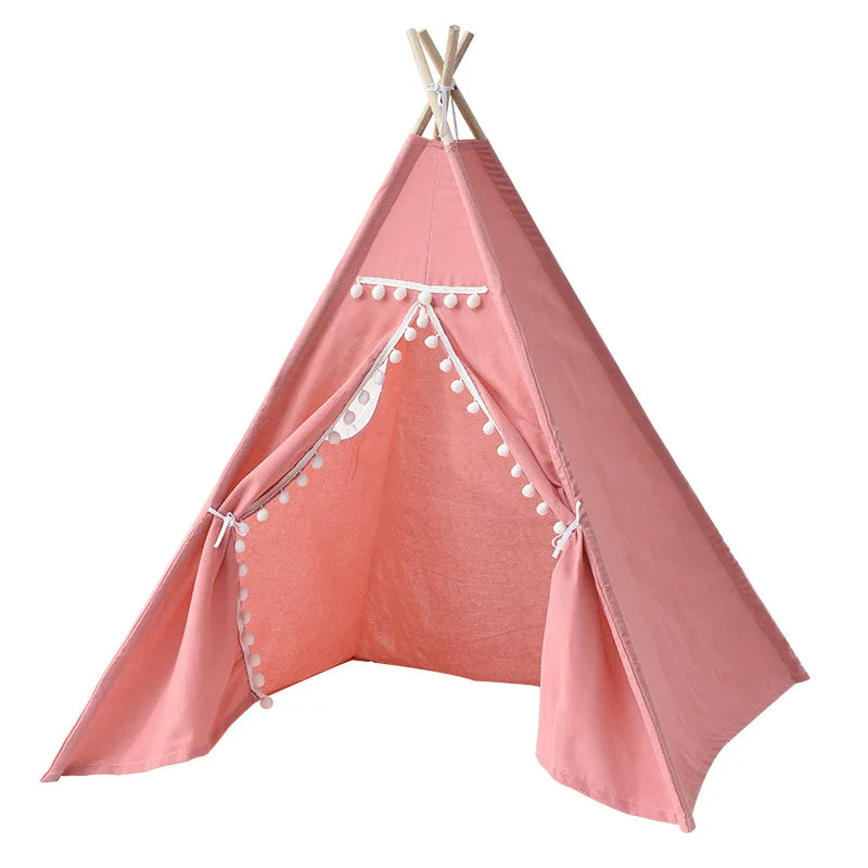 Tipi Enfant Rose Pliable