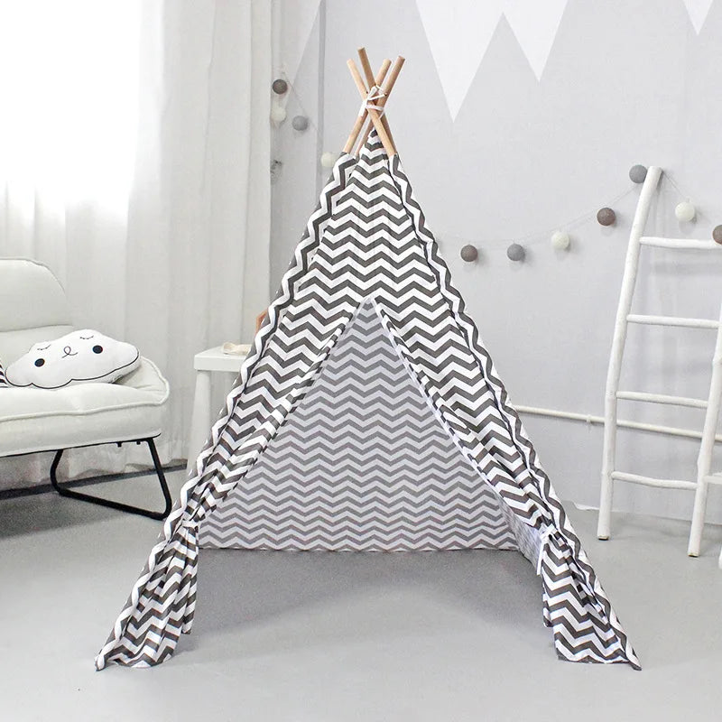 Tipi Rayé Noir & Blanc