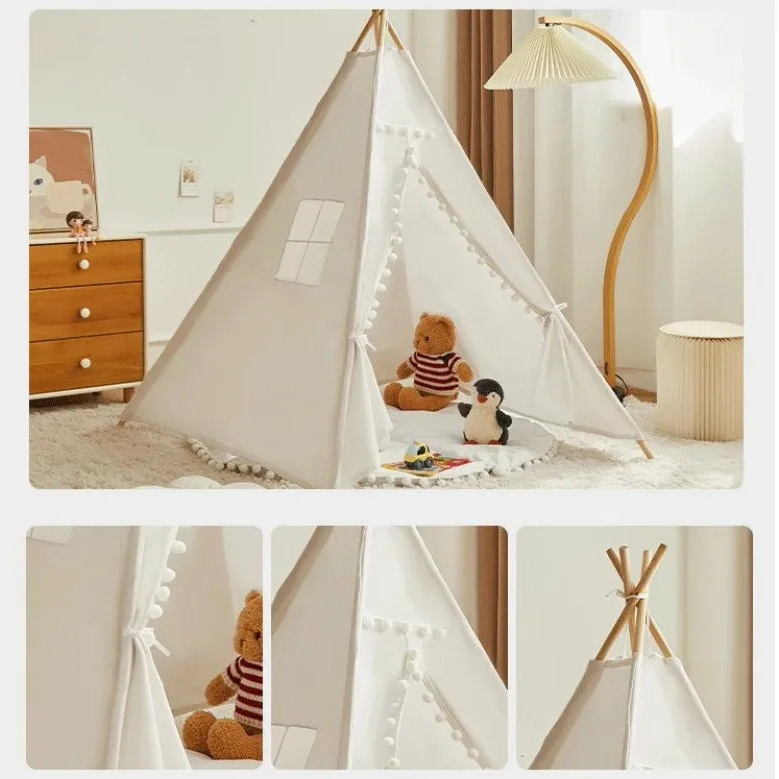 Tipi Enfant Blanc Pliable