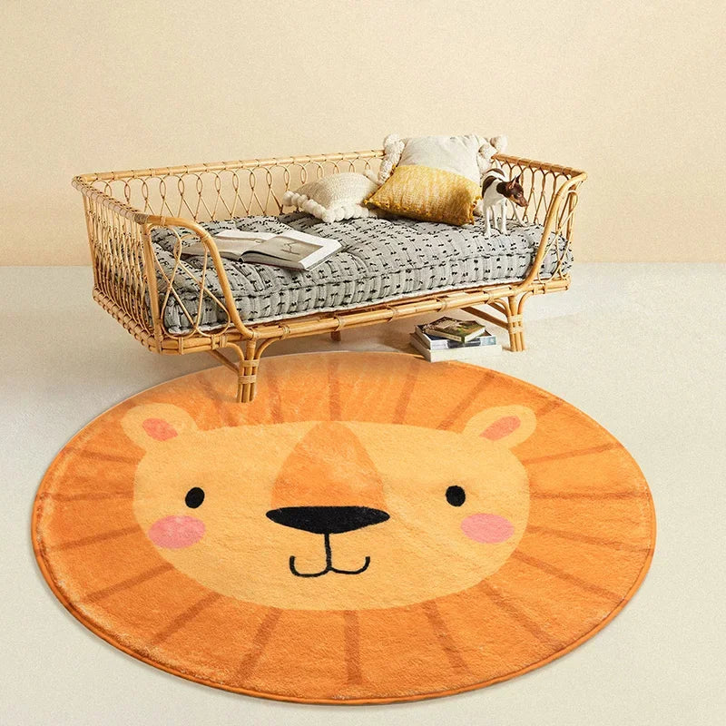 Tapis Rond Animaux