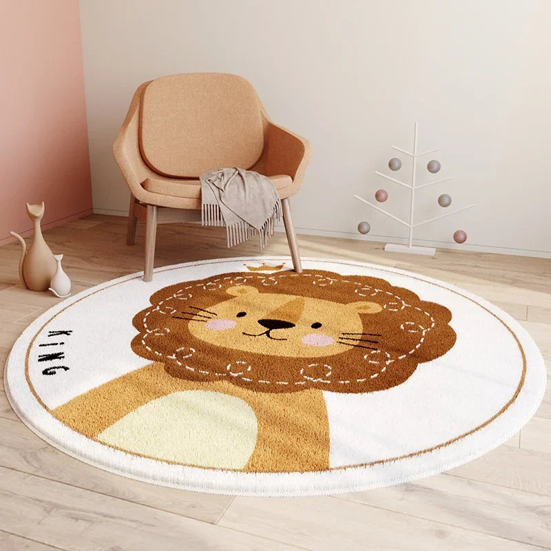 Tapis Rond Animaux