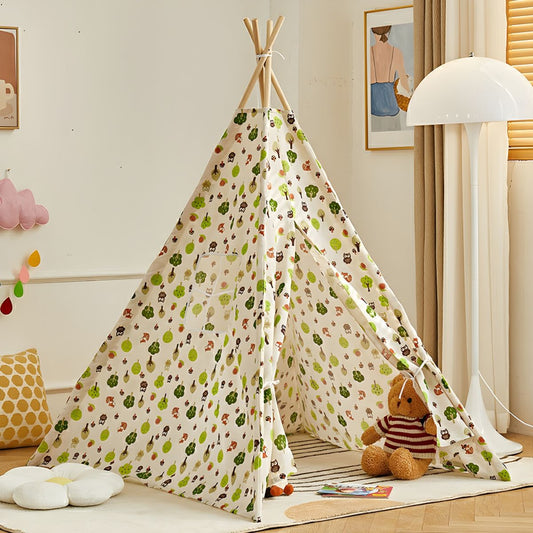Tipi Enfant Feuilles Pliable