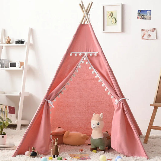 Tipi Enfant Rose Pliable