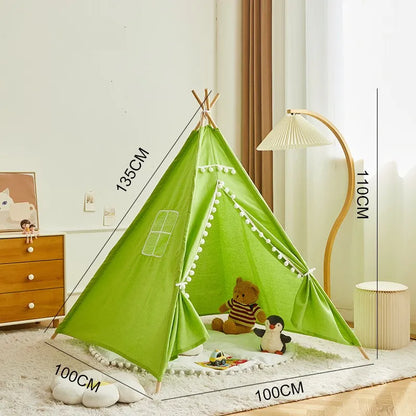 Tipi Enfant Vert Pliable