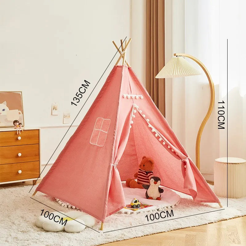 Tipi Enfant Rose Pliable
