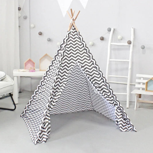 Tipi Rayé Noir & Blanc