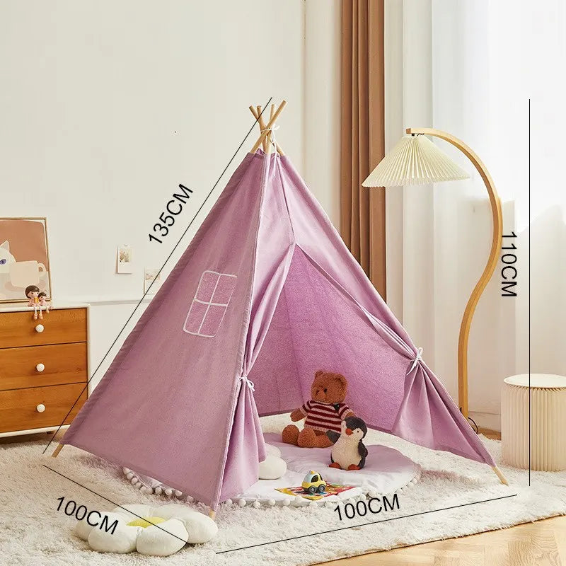 Tipi Enfant Mauve Pliable