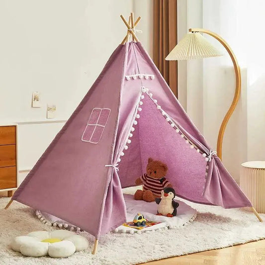 Tipi Enfant Mauve Pliable